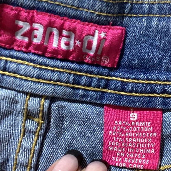 Zanadi Blue Jean Shorts for Women - Picture 3 of 8